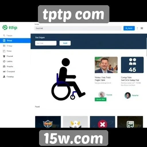 Acessibilidade e interface do usuário no tptp com